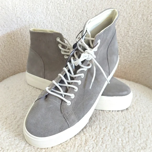 Bershka Gray High-Top Sneakers - Picture 1 of 12